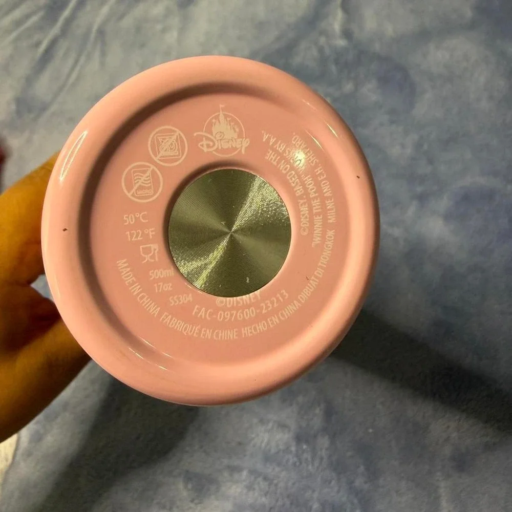 Piglet pink water bottle new